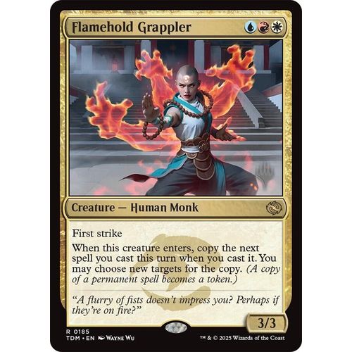 Flamehold Grappler (185) (Promo Pack: Tarkir: Dragonstorm) - PokéBox Australia