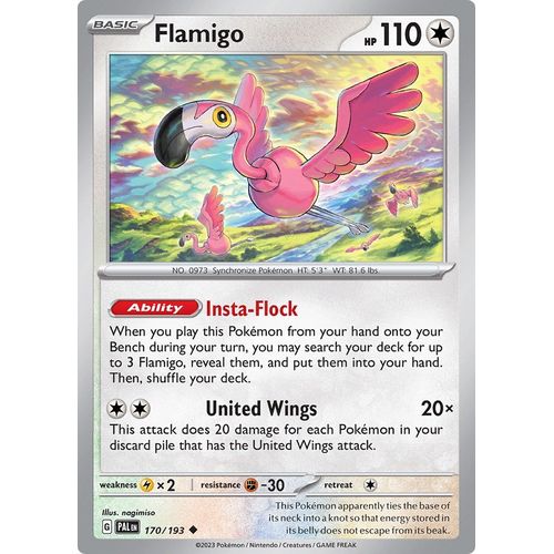 Flamigo (170/193) [SV02: Paldea Evolved] - PokéBox Australia