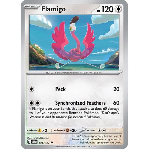 Flamigo (185/197) [SV03: Obsidian Flames] - PokéBox Australia