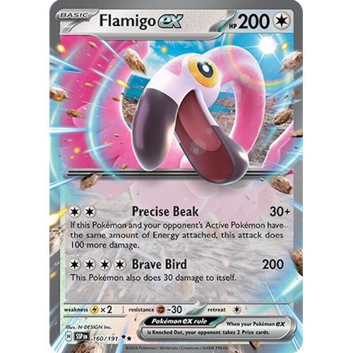 Flamigo ex (160/191) [SV08: Surging Sparks] - PokéBox Australia