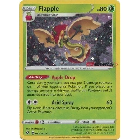 Flapple - 022/192 (EB Games Exclusive) (022/192) (Miscellaneous Cards & Products) - PokéBox Australia