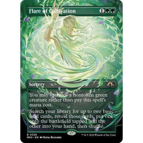Flare of Cultivation (Borderless) (338) [Modern Horizons 3] - PokéBox Australia