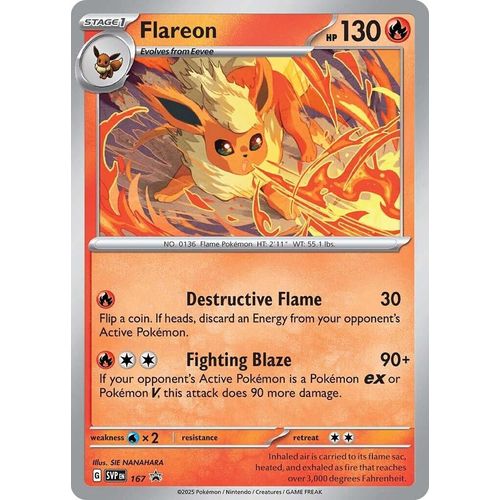 Flareon - 167 (Cosmos Holo) (167) [SV: Scarlet & Violet Promo Cards] - PokéBox Australia