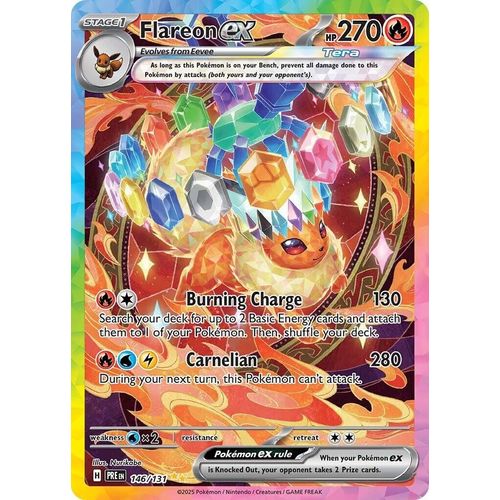 Flareon ex (146/131) [SV: Prismatic Evolutions] - PokéBox Australia