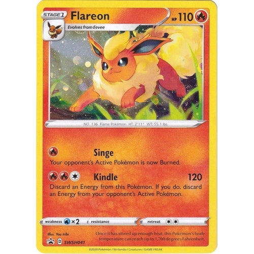 Flareon - SWSH041 (SWSH041) (SWSH: Sword & Shield Promo Cards) - PokéBox Australia