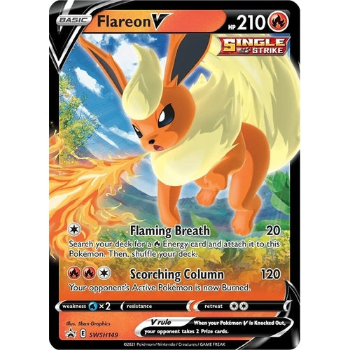 Flareon V - SWSH149 (SWSH149) (SWSH: Sword & Shield Promo Cards) - PokéBox Australia