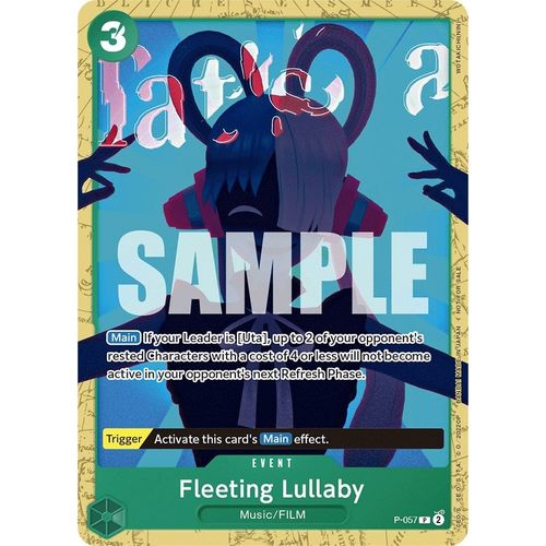Fleeting Lullaby (Starter Deck 11: Uta Deck Battle) (P - 057) [One Piece Promotion Cards] - PokéBox Australia