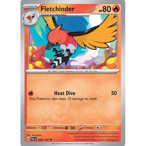 Fletchinder (029/193) [SV02: Paldea Evolved] - PokéBox Australia
