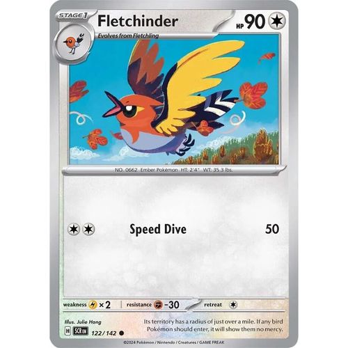 Fletchinder (122/142) [SV07: Stellar Crown] - PokéBox Australia