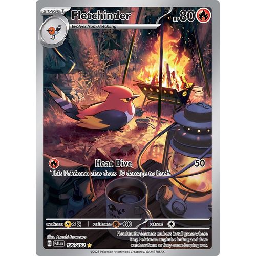 Fletchinder (199/193) [SV02: Paldea Evolved] - PokéBox Australia
