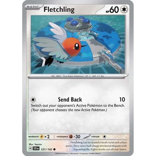Fletchling (121/142) [SV07: Stellar Crown] - PokéBox Australia