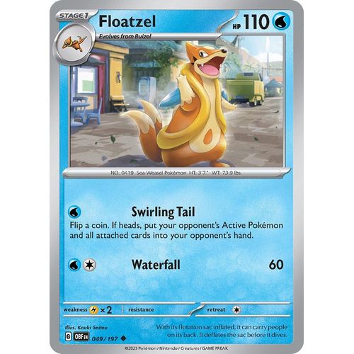 Floatzel (049/197) [SV03: Obsidian Flames] - PokéBox Australia