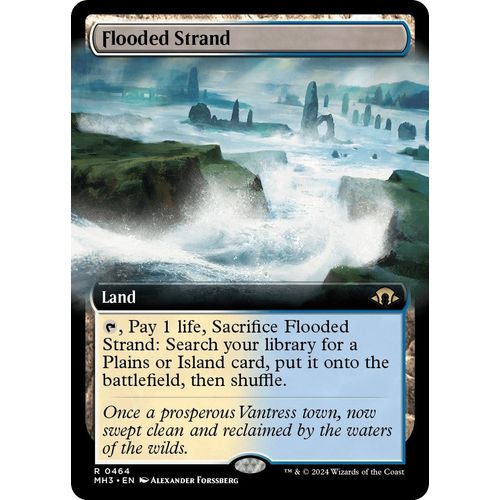 Flooded Strand (Extended Art) (464) [Modern Horizons 3] - PokéBox Australia