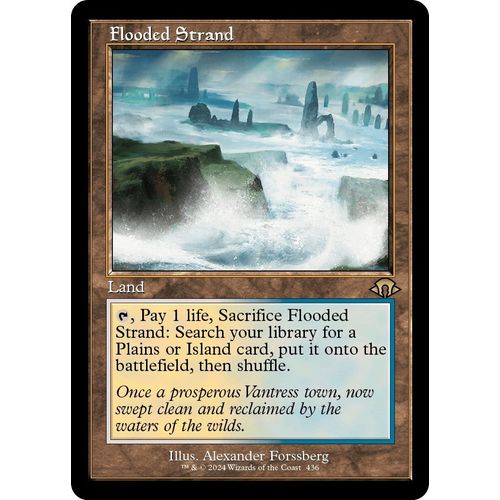 Flooded Strand (Retro Frame) (436) [Modern Horizons 3] - PokéBox Australia