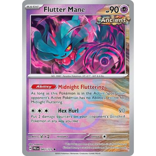 Flutter Mane (Poke Ball Pattern) (043/131) [SV: Prismatic Evolutions] - PokéBox Australia