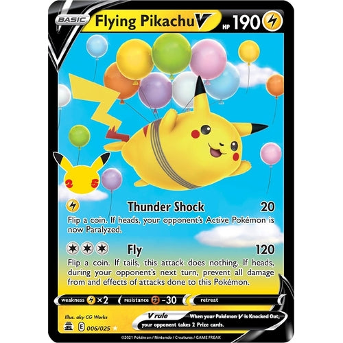 Flying Pikachu V (006/025) (Celebrations) - PokéBox Australia