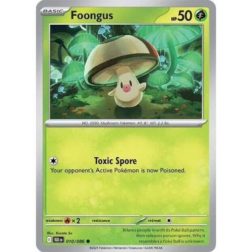 Foongus (010/086) (SV: Black Bolt) - PokéBox Australia
