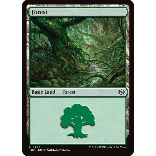 Forest (0286) (286) (Tarkir: Dragonstorm) - PokéBox Australia