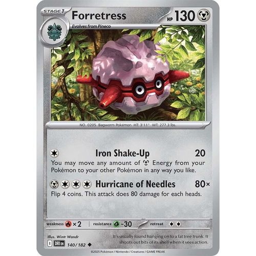Forretress (140/182) (SV10: Destined Rivals) - PokéBox Australia