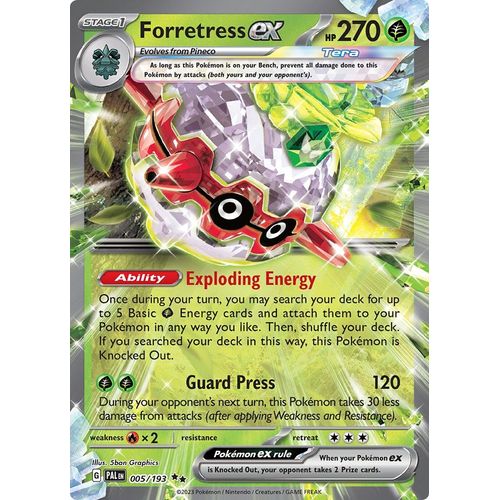 Forretress ex (005/193) [SV02: Paldea Evolved] - PokéBox Australia