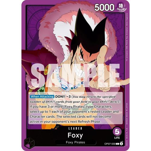 Foxy (059) (OP07 - 059) [500 Years in the Future] - PokéBox Australia