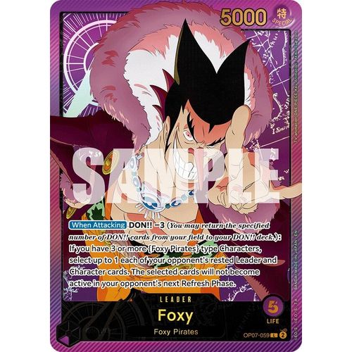 Foxy (SP) (OP07 - 059) [Extra Booster: Anime 25th Collection] - PokéBox Australia