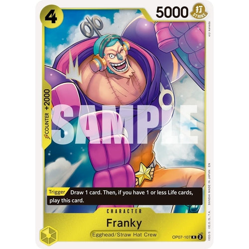 Franky - OP07 - 107 (Reprint) (OP07 - 107) (Premium Booster - The Best - Vol. 2) - PokéBox Australia