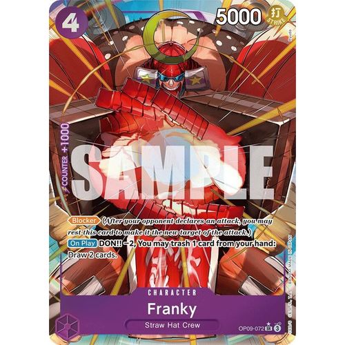 Franky (Parallel) (OP09 - 072) [Emperors in the New World] - PokéBox Australia