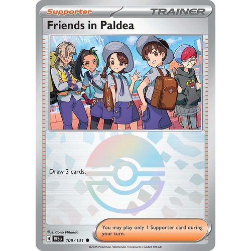 Friends in Paldea - 109/131 (Poke Ball Pattern) (109/131) [SV: Prismatic Evolutions] - PokéBox Australia