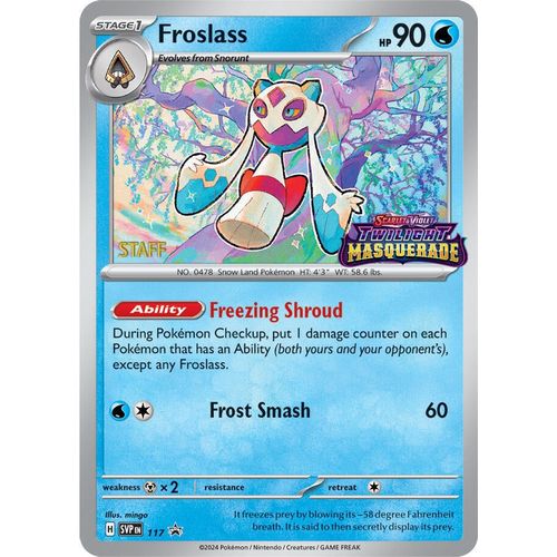 Froslass - 117 (Prerelease) [Staff] (117) (SV: Scarlet & Violet Promo Cards) - PokéBox Australia