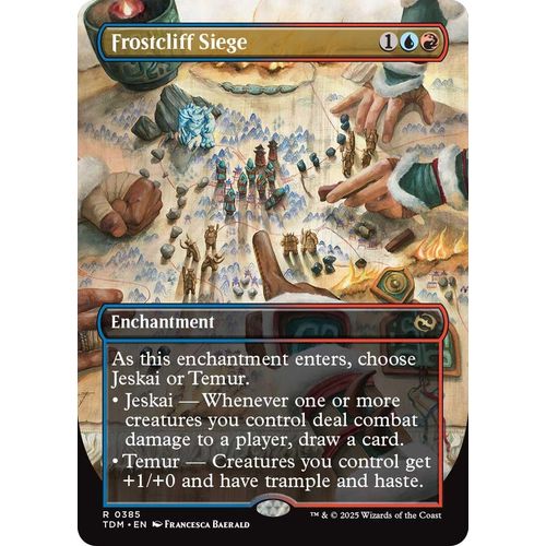 Frostcliff Siege (Borderless) (385) [Tarkir: Dragonstorm] - PokéBox Australia