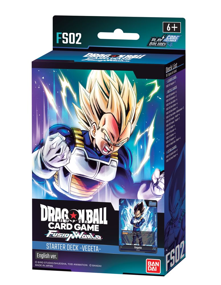 Dragon Ball Super Card Game - Fusion World - Vegeta [FS02] Starter Deck - PokéBox Australia