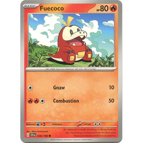 Fuecoco (036/198) [SV01: Scarlet & Violet Base Set] - PokéBox Australia