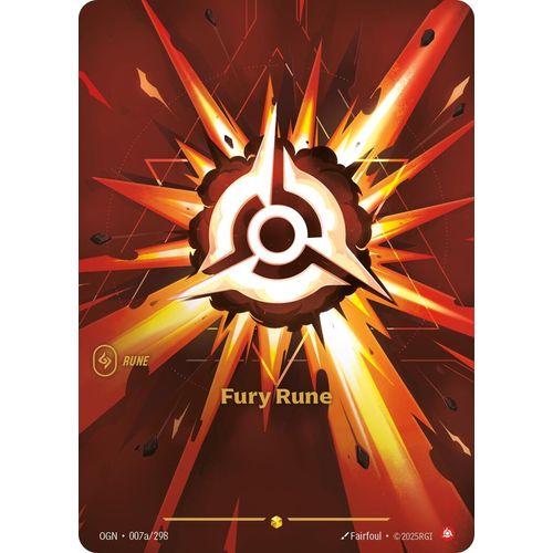 Fury Rune (Alternate Art) (007a/298) (Origins) - PokéBox Australia