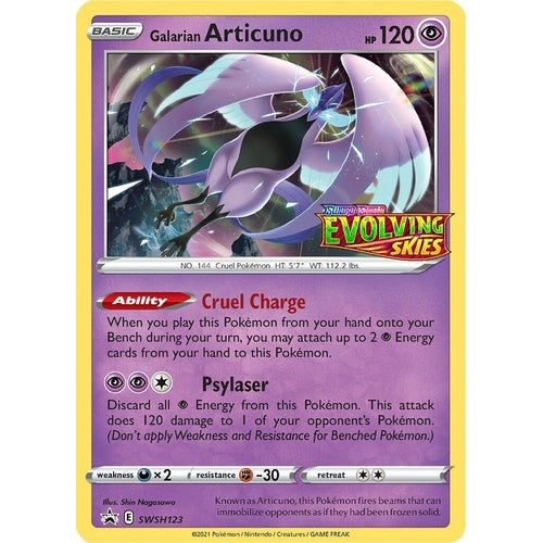 Galarian Articuno - SWSH123 (Prerelease) (SWSH123) (SWSH: Sword & Shield Promo Cards) - PokéBox Australia