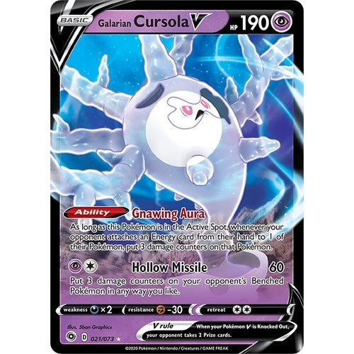 Galarian Cursola V (21/73) (Champion's Path) - PokéBox Australia