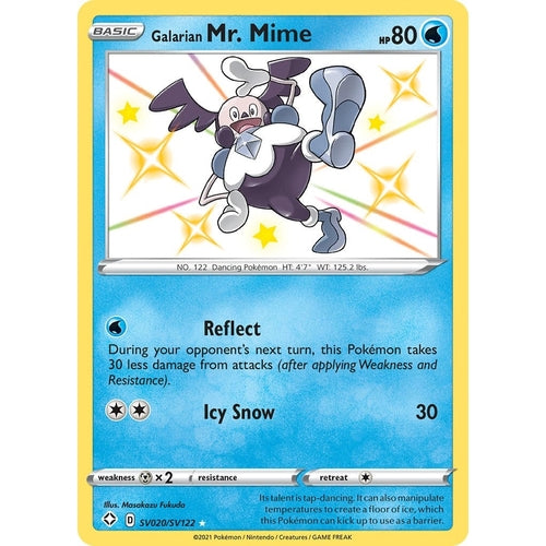 Galarian Mr. Mime (SV020/SV122) (Shining Fates: Shiny Vault) - PokéBox Australia