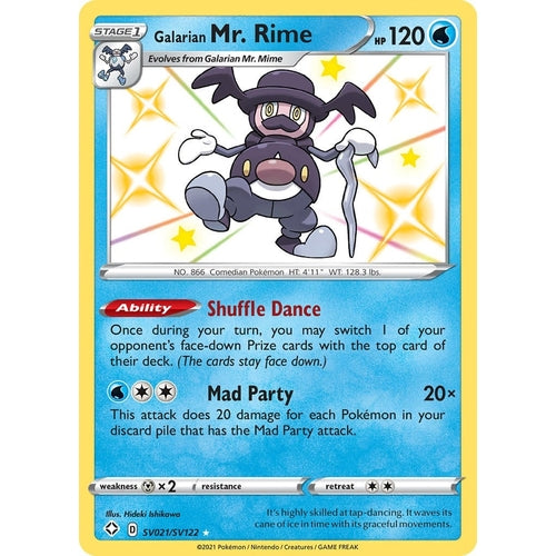 Galarian Mr. Rime (SV021/SV122) (Shining Fates: Shiny Vault) - PokéBox Australia
