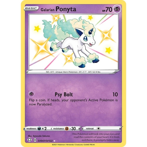 Galarian Ponyta (SV047/SV122) (Shining Fates: Shiny Vault) - PokéBox Australia