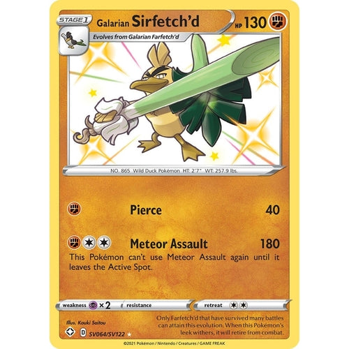 Galarian Sirfetch'd (SV064/SV122) (Shining Fates: Shiny Vault) - PokéBox Australia