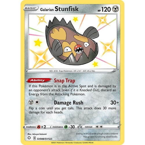 Galarian Stunfisk (SV088/SV122) (Shining Fates: Shiny Vault) - PokéBox Australia