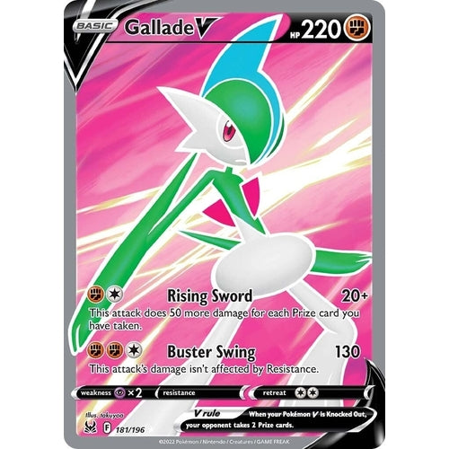 Gallade V (Full Art) (181/196) (SWSH11: Lost Origin) - PokéBox Australia