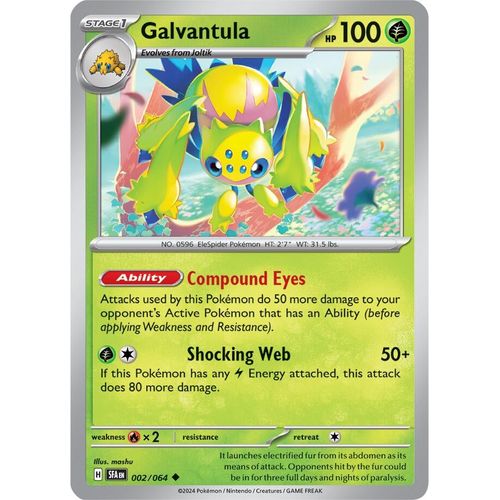 Galvantula (002/064) [SV: Shrouded Fable] - PokéBox Australia