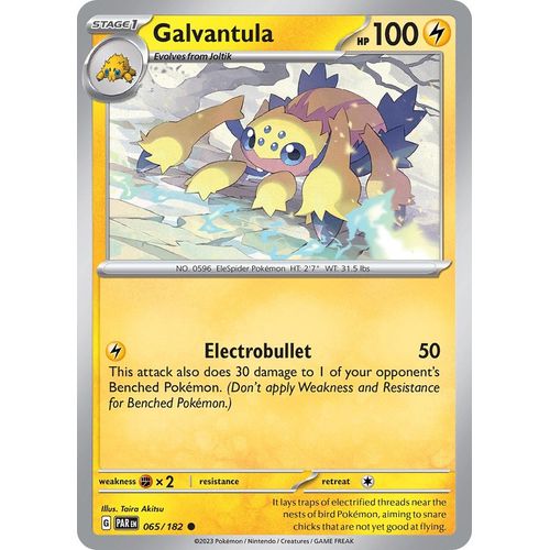 Galvantula (065/182) [SV04: Paradox Rift] - PokéBox Australia
