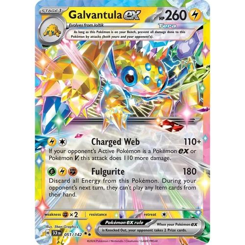 Galvantula ex (051/142) [SV07: Stellar Crown] - PokéBox Australia