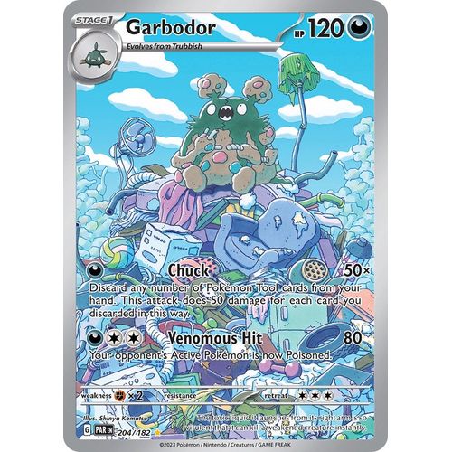 Garbodor (204/182) [SV04: Paradox Rift] - PokéBox Australia