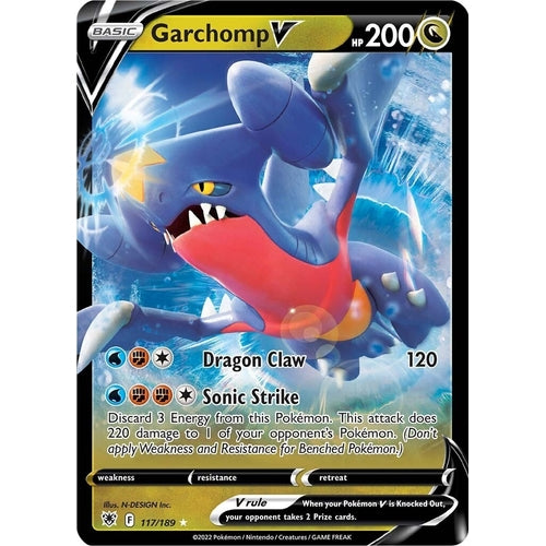 Garchomp V (117/189) (SWSH10: Astral Radiance) - PokéBox Australia