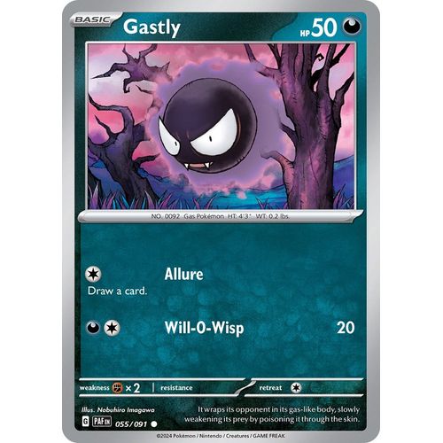 Gastly (055/091) [SV: Paldean Fates] - PokéBox Australia