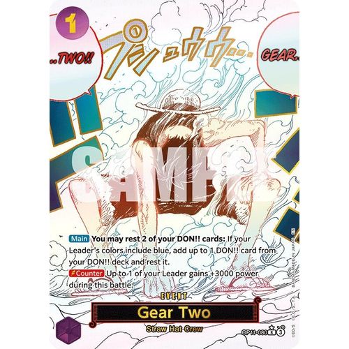Gear Two (Alternate Art) (OP11 - 080) [A Fist of Divine Speed] - PokéBox Australia