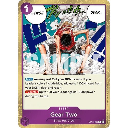 Gear Two (OP11 - 080) [A Fist of Divine Speed] - PokéBox Australia